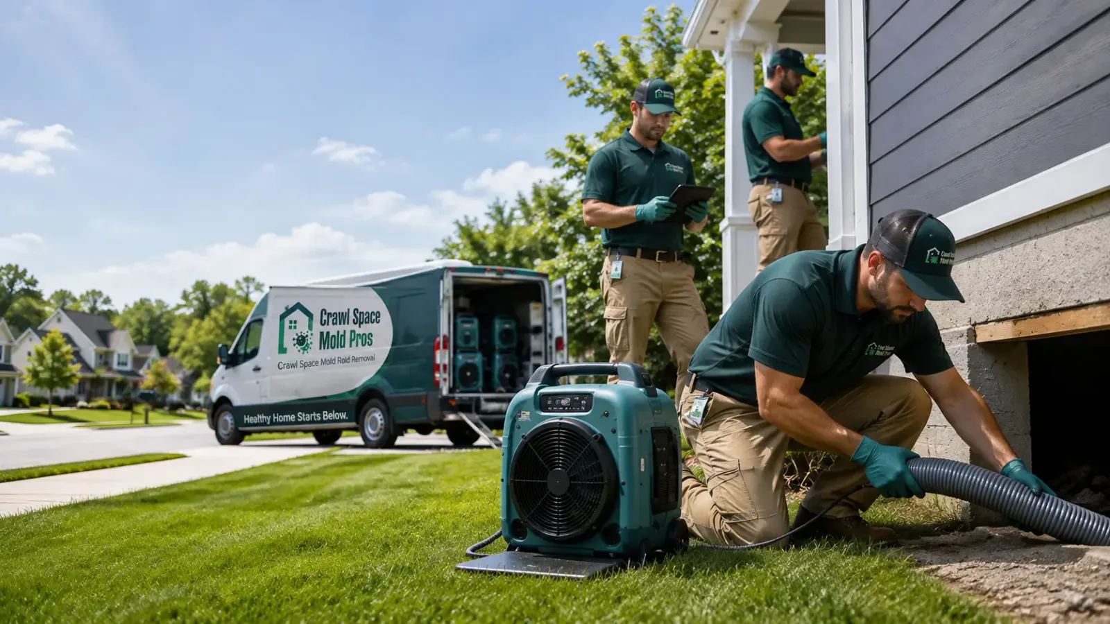 Crawl Space Mold Removal in Bryan, OH